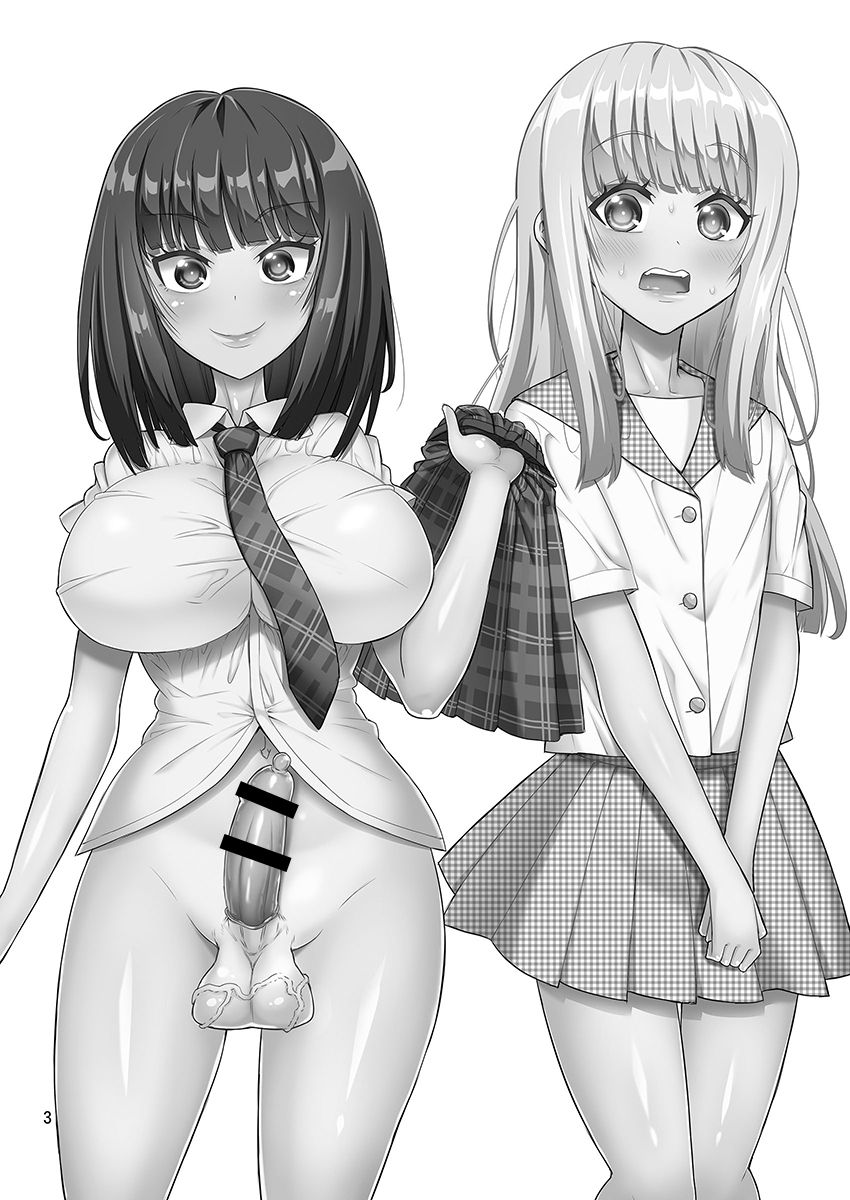 [Manga] [Senya Sabu (Alpha Alf Layla)] Otknk ga Futanari JK DeliHeal Yndara Byu de Mesu Ochi shichaimashita Single book, anal, big breasts, single female, female student uniform, single male#[18P]-2