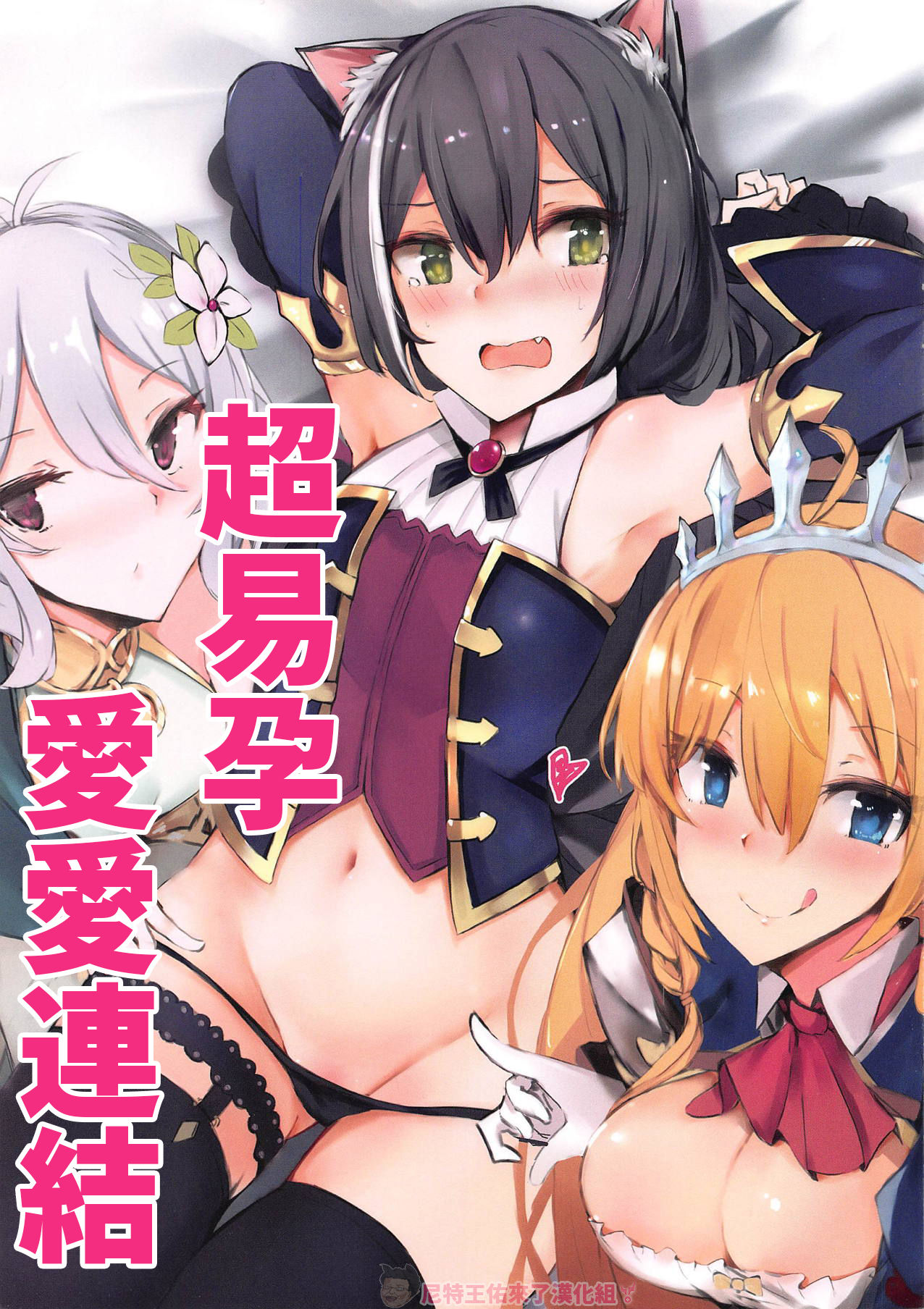 [Manga] (COMIC1☆15) [Mut Lab (Mut)] Ecchi na Kt Shite Cnnect Suru Hn (Princess Cnnect! Re:Dive) Single book, loli, beast ears, single man, cat woman, furry, stockings#[15P]-1
