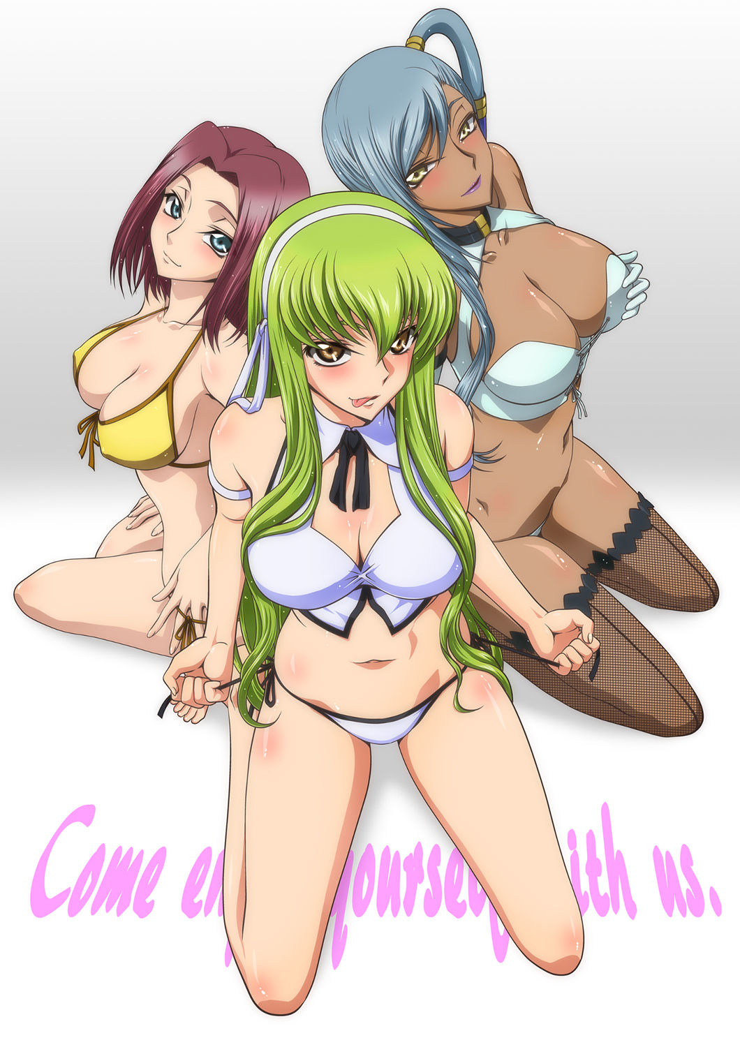 [Manga] [Blue Bean (Kaname Amame)] C2lemnVc2 (CODE GEASS: Leluch f the Rebellin) Single book, big tits, group P, creampie, stockings#[30P]-29
