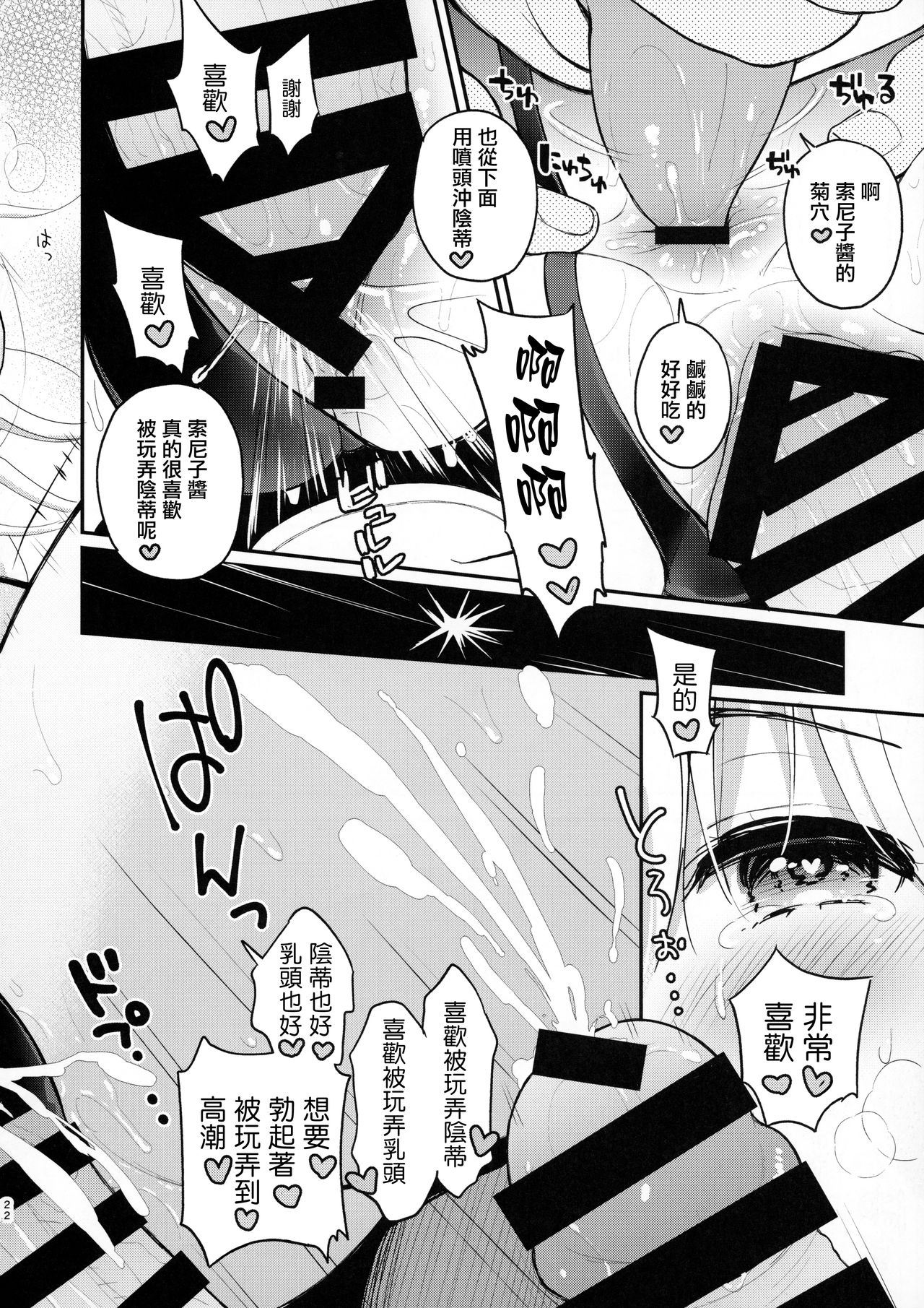 [日本漫画] (CT35) [Tengu Kotengu (Kotengu)] #SoniCha Ikuiku Challenge (Super Sonico)  单本,巨乳大奶,单女,群P,性玩具,泳装#[31P]-21