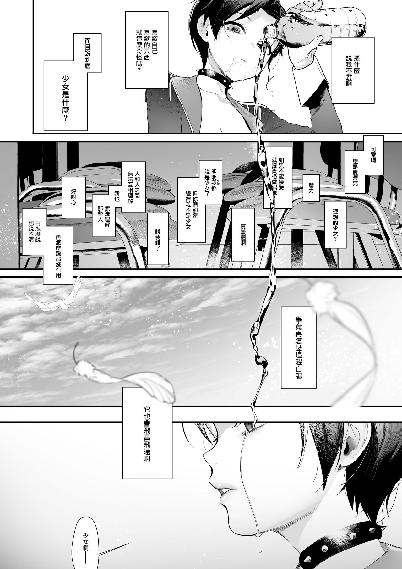 [日本漫画] [Ngamura-san (Ohisashiburi)] Hato o Oikaketa (Shining Star)   单本,单女,破处,群P,丝袜#[23P]-23