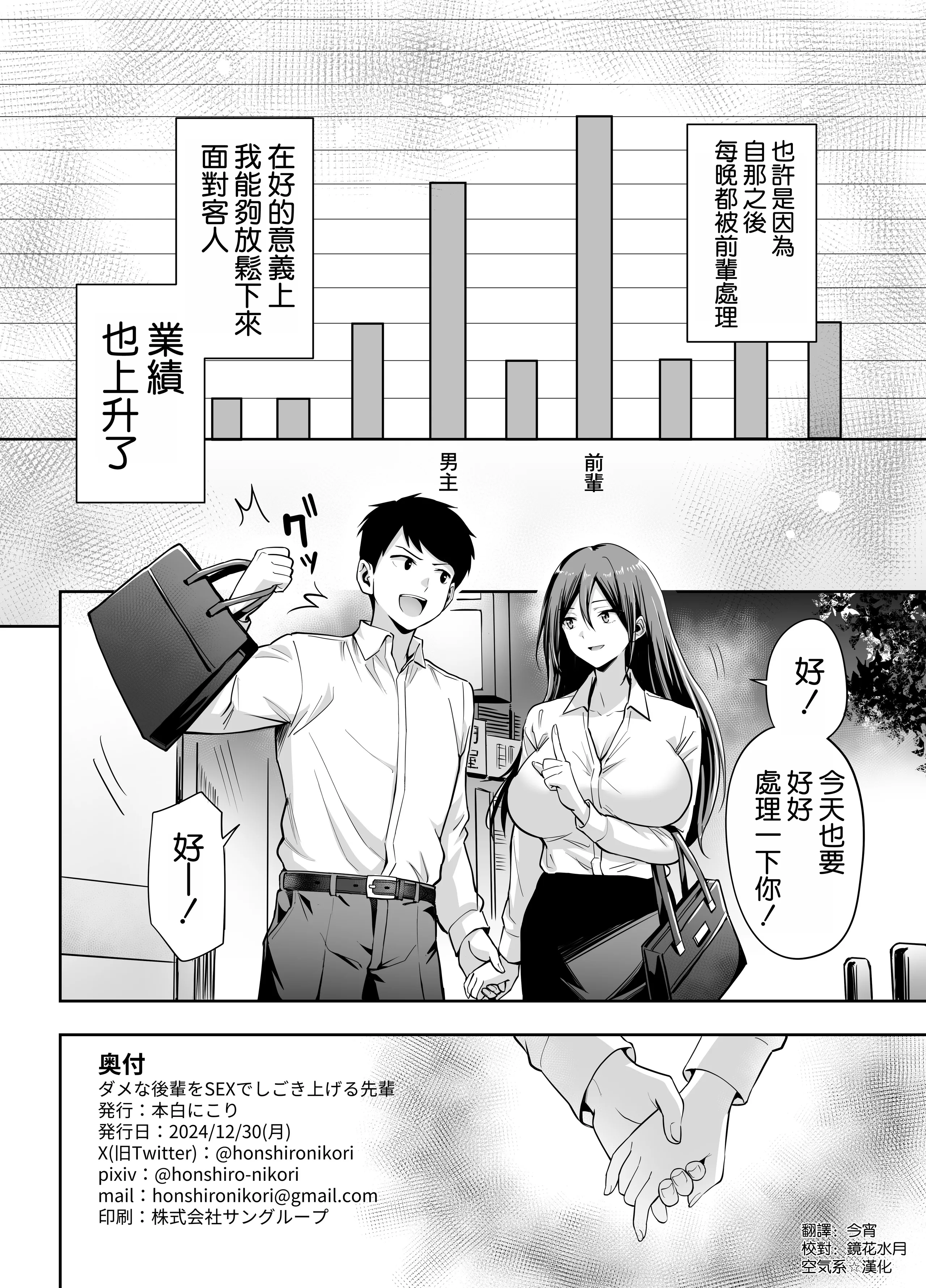 [日本漫画] [本白にこり] ダメな後輩をSEXでしごき上げる先輩｜將廢柴的後輩用SEX狠狠幹一頓的前輩 单本,巨乳大奶,单女,单男,丝袜#[37P]-35