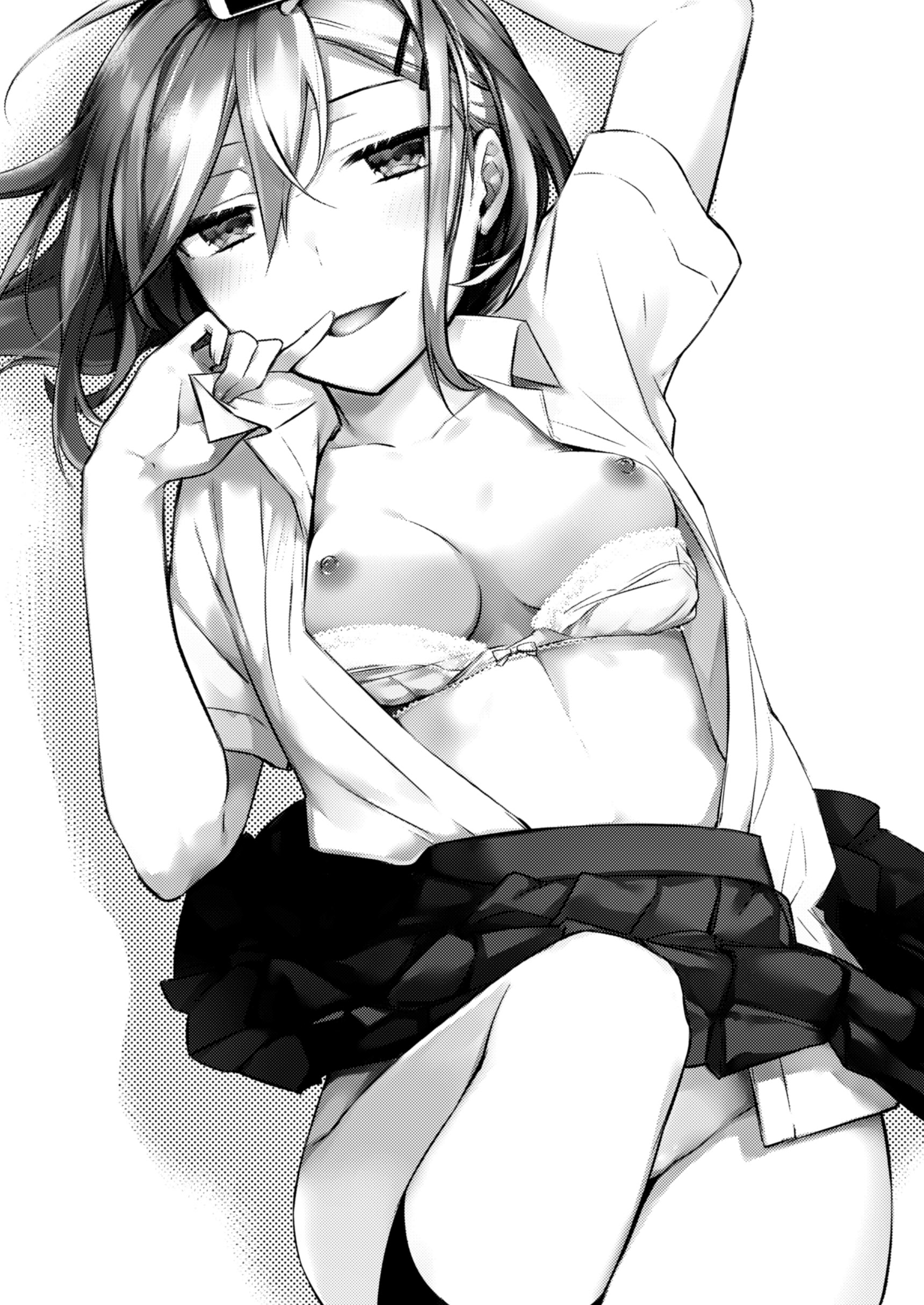 [日本漫画] [空想休暇 (未琴圭)] 佐崎さんの秘密。 单本,高潮潮吹,巨乳大奶,单女,女学生制服,单男,丝袜#[21P]-3