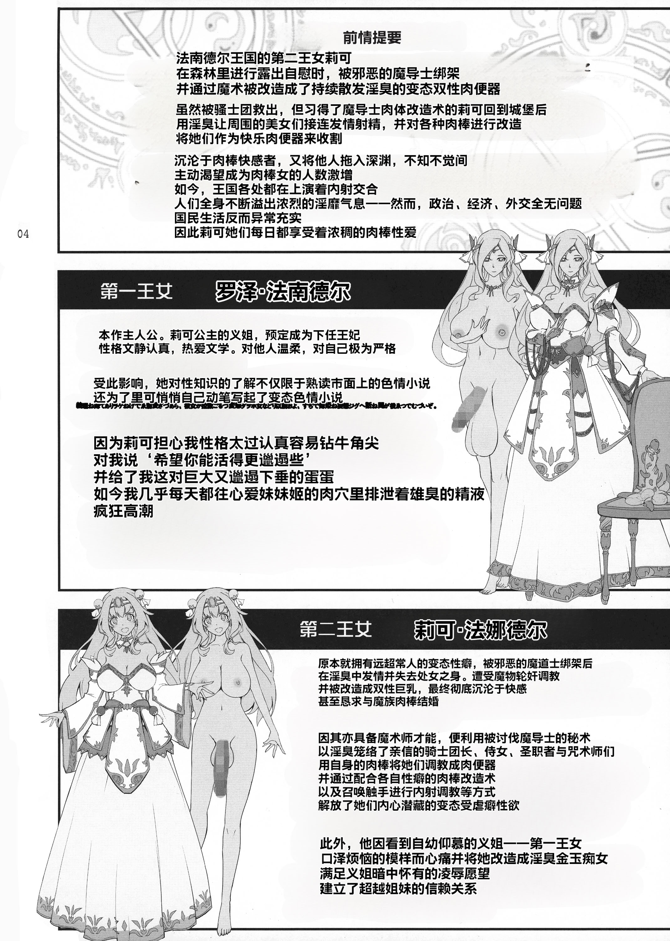 [日本漫画] (C100) [我流痴帯 (TANA)] 媚香王女2 淫臭ダダ漏れプリンセス 单本,巨乳大奶,露出,大阴茎#[41P]-3