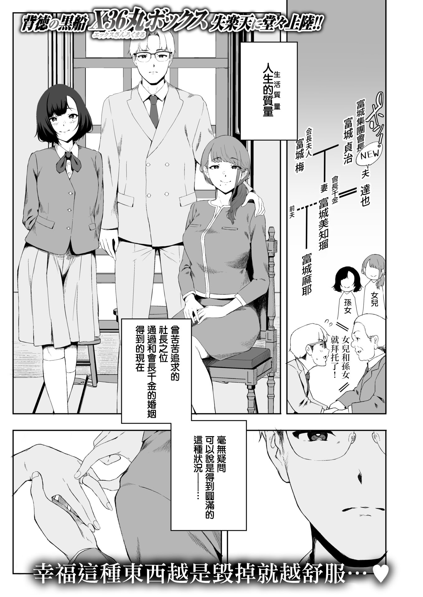 [日本漫画] [X36丸ボックス] 堕落の道行き (COMIC 失楽天 2026年3月号)  单本,内射中出#[26P]-1