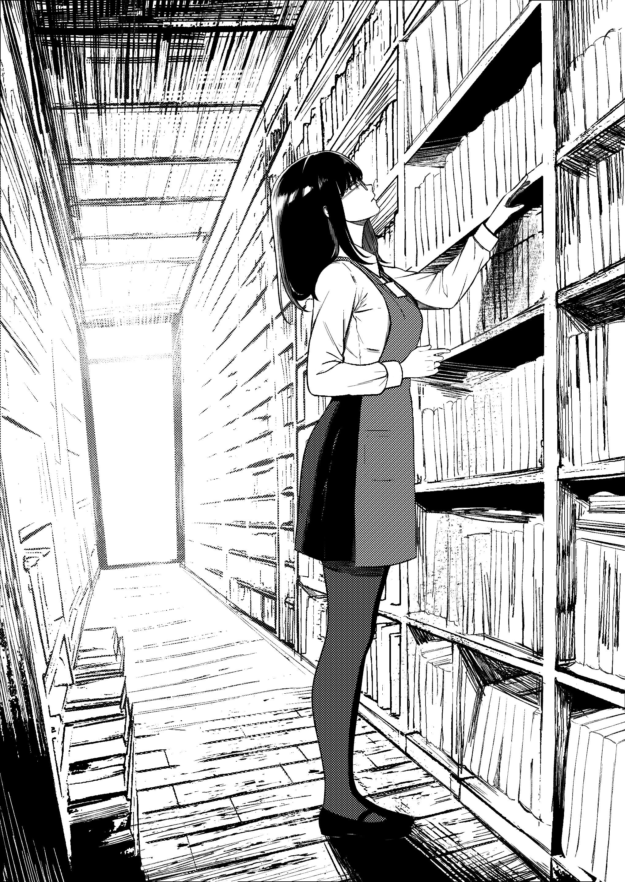 [日本漫画] [くすりゆび (黒結)] 本屋で働くお姉さんが こじらせメガネで実はエロ沼 单本,巨乳大奶,露出,大阴茎#[16P]-1