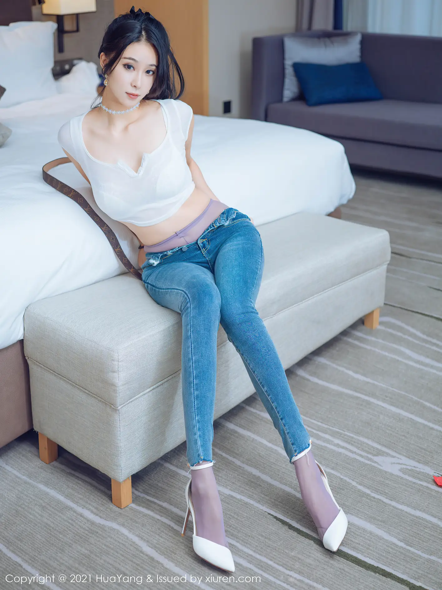 [花漾] 2021.05.20 VOL.0405 蓝夏Akasha#[57P]-4