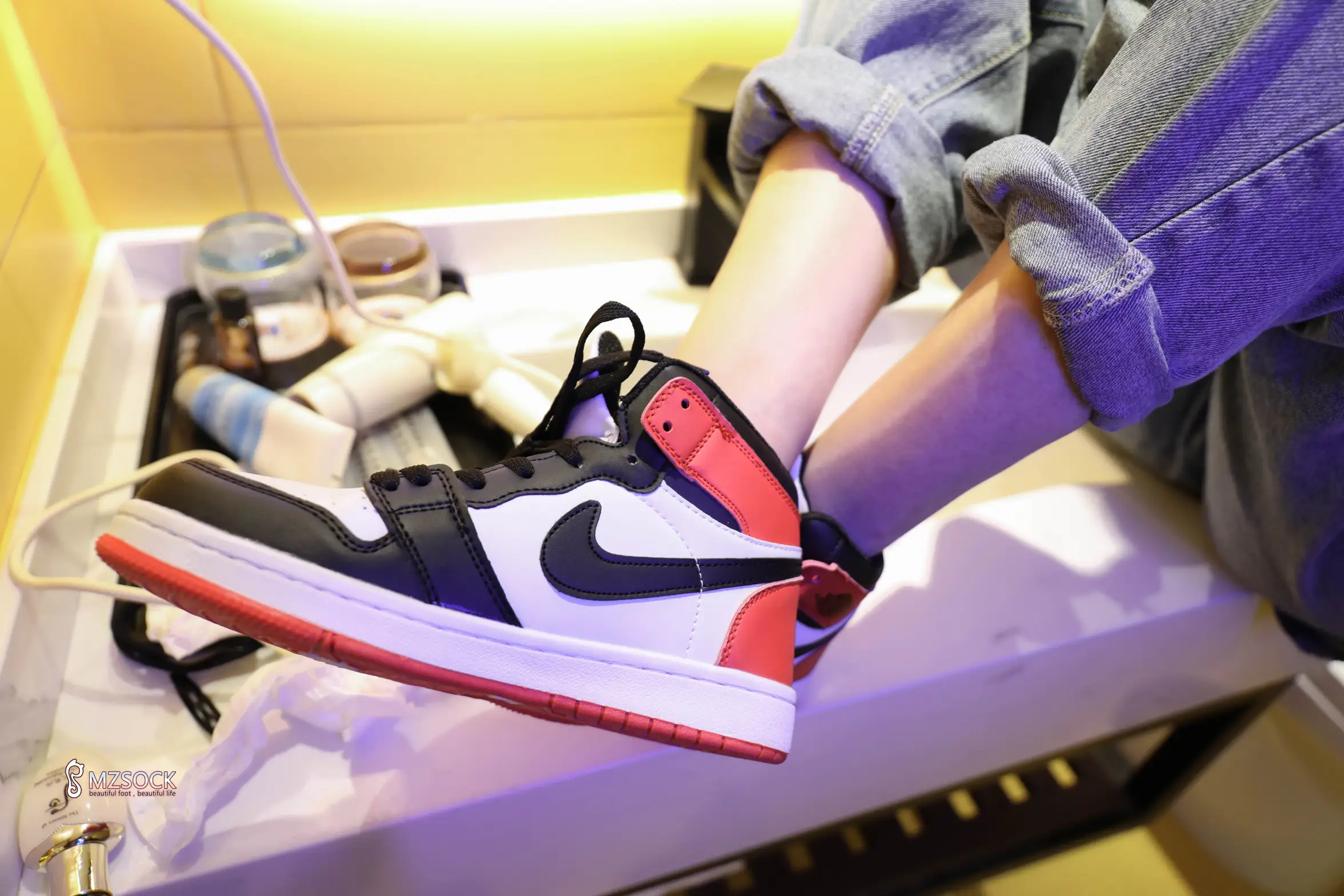 [Mzsock] Love Beauty Foot NO.082 Tingting#[74P]-1