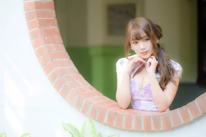 [爱美足] NO.040 Listening 旗袍絲襪高跟美腿外拍 街拍#[87P]-3