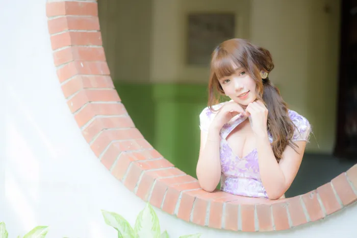 [爱美足] NO.040 Listening 旗袍絲襪高跟美腿外拍 街拍#[87P]-4