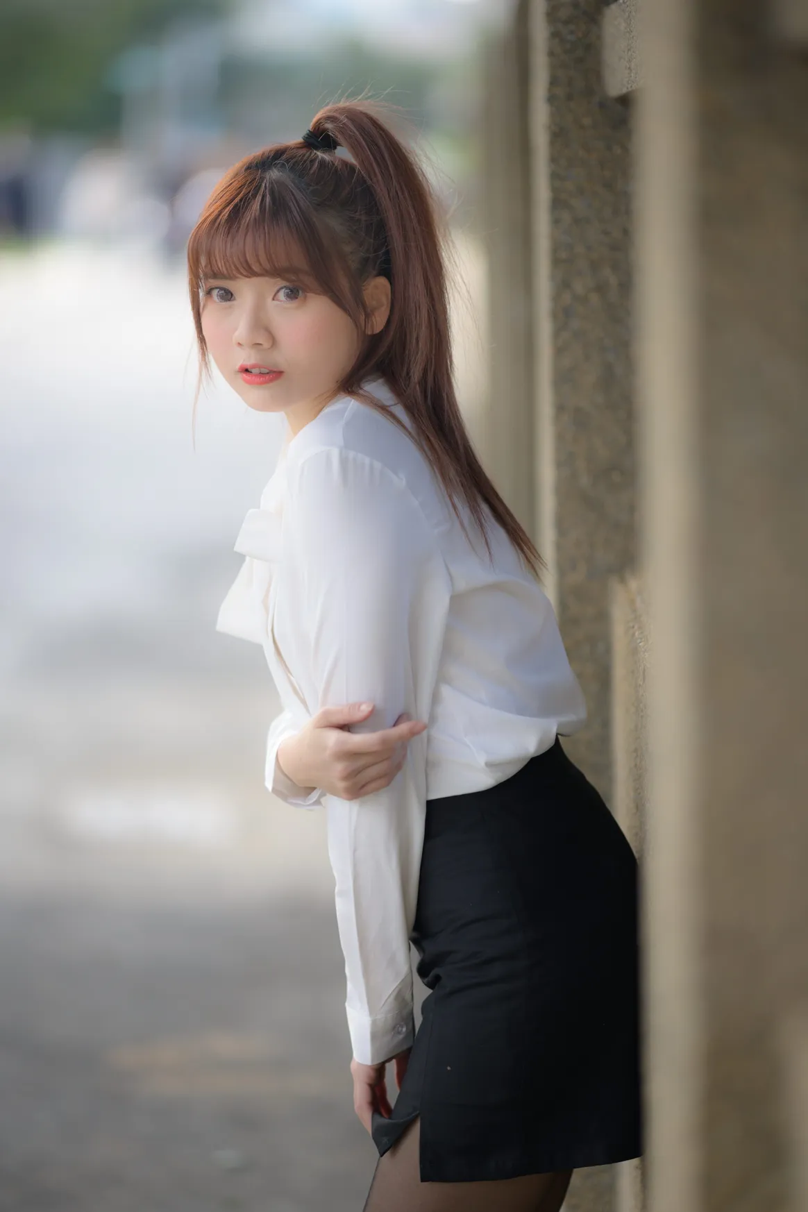 [爱美足] NO.237 OL黑丝制服高跟 街拍#[105P]-4