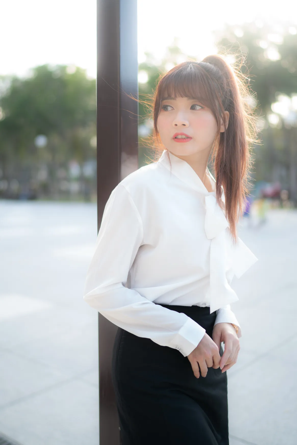 [爱美足] NO.237 OL黑丝制服高跟 街拍#[105P]-11