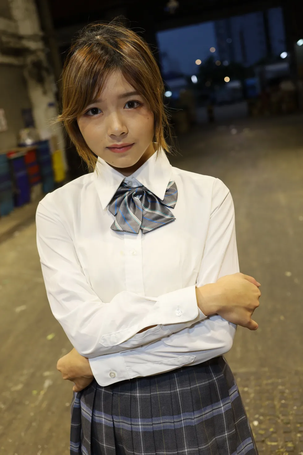 [爱美足] NO.144 Kandi 学生制服美腿 街拍#[105P]-14