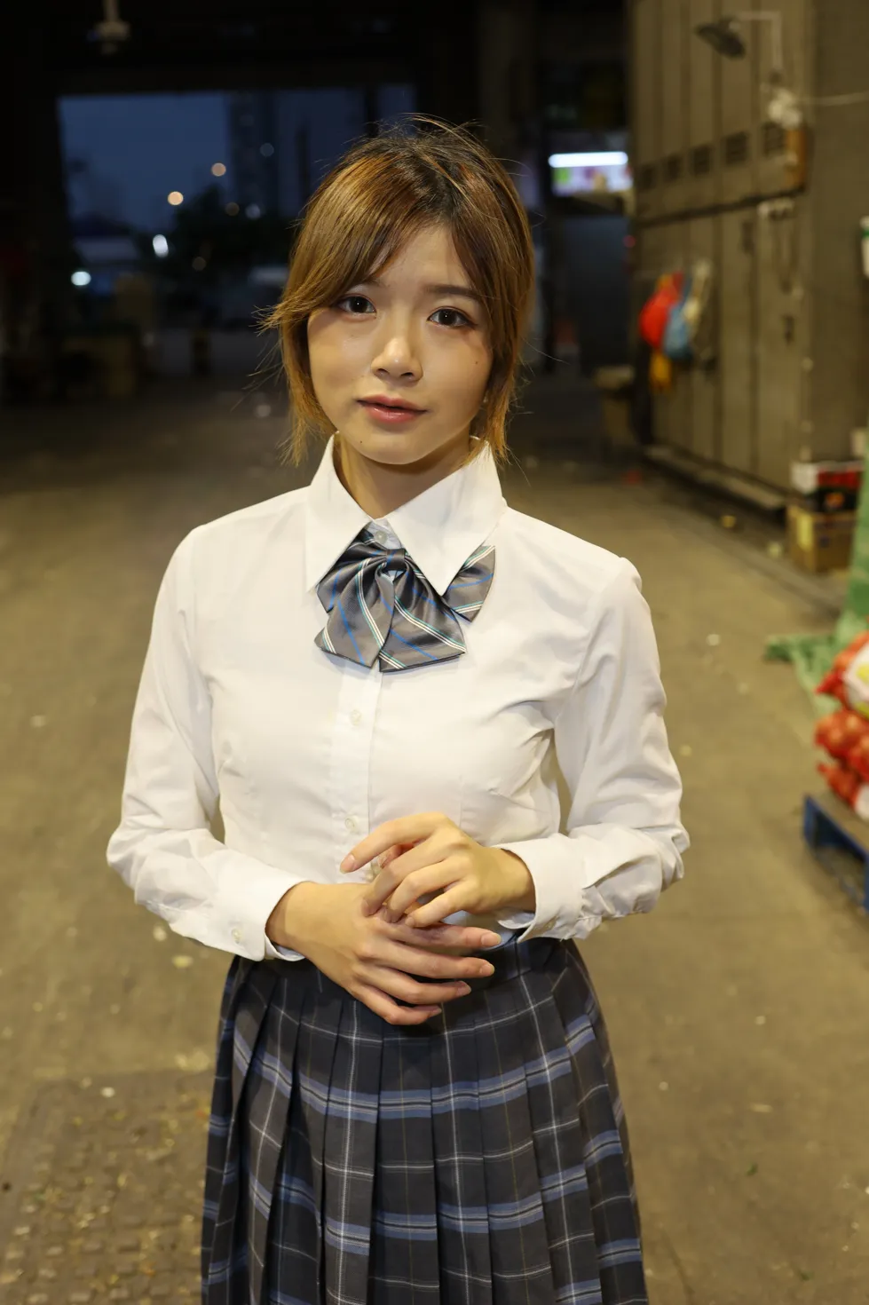 [爱美足] NO.144 Kandi 学生制服美腿 街拍#[105P]-18