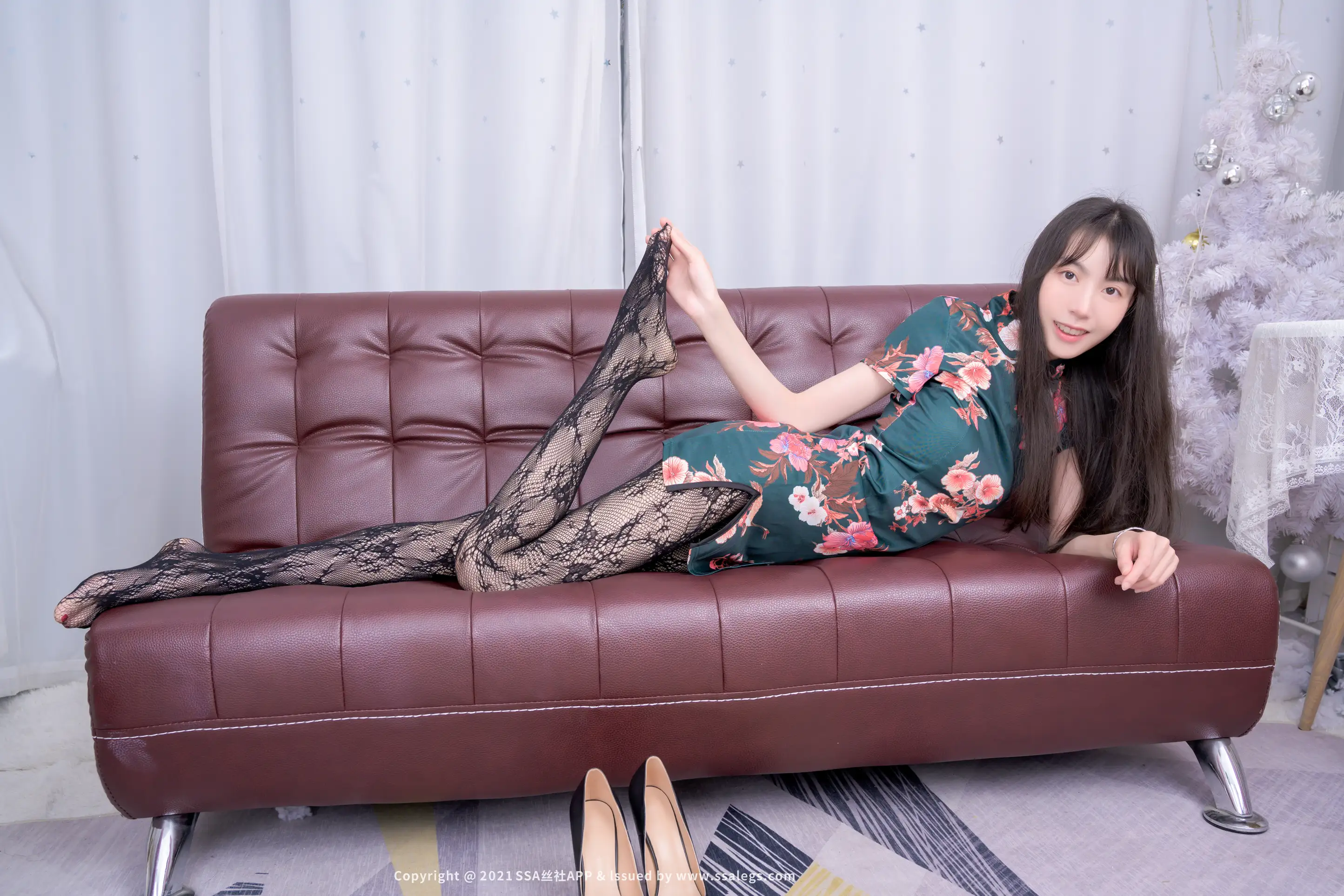 [爱美足] NO.745 模特团团的黑丝网袜(下) 丝社#[126P]-6