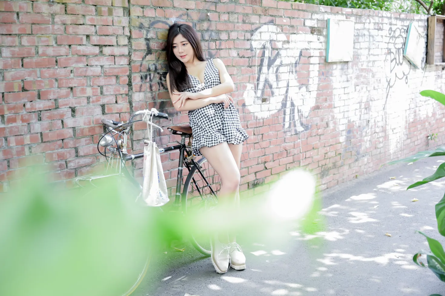 [爱美足] NO.214 乐乐 休闲布鞋美腿 街拍#[95P]-9