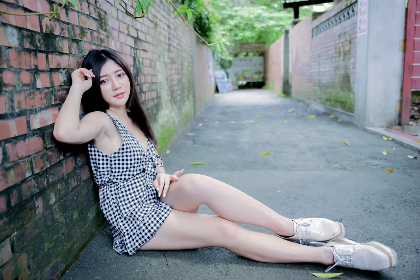 [爱美足] NO.214 乐乐 休闲布鞋美腿 街拍#[95P]-4