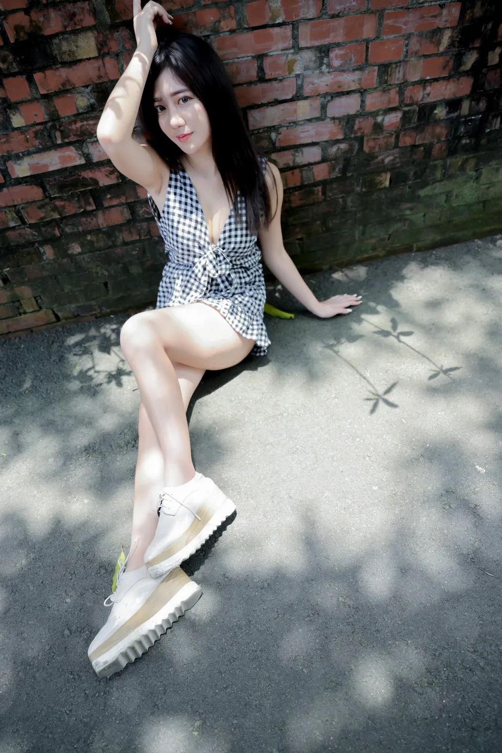 [爱美足] NO.214 乐乐 休闲布鞋美腿 街拍#[95P]-6