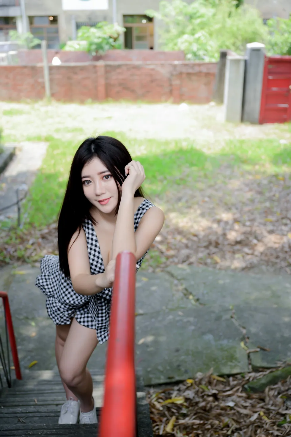 [爱美足] NO.214 乐乐 休闲布鞋美腿 街拍#[95P]-11