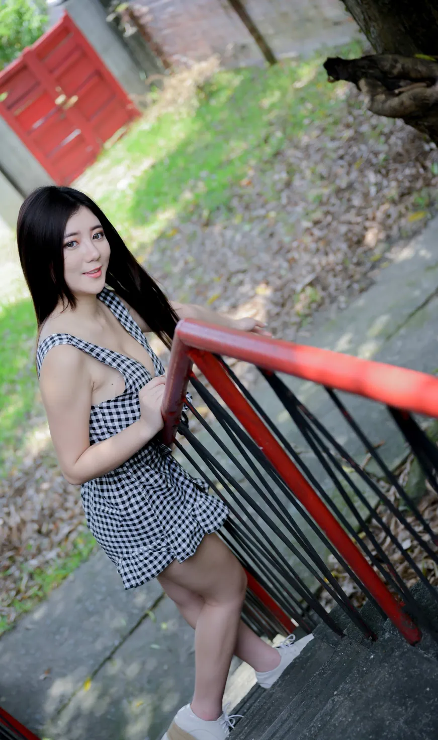 [爱美足] NO.214 乐乐 休闲布鞋美腿 街拍#[95P]-13