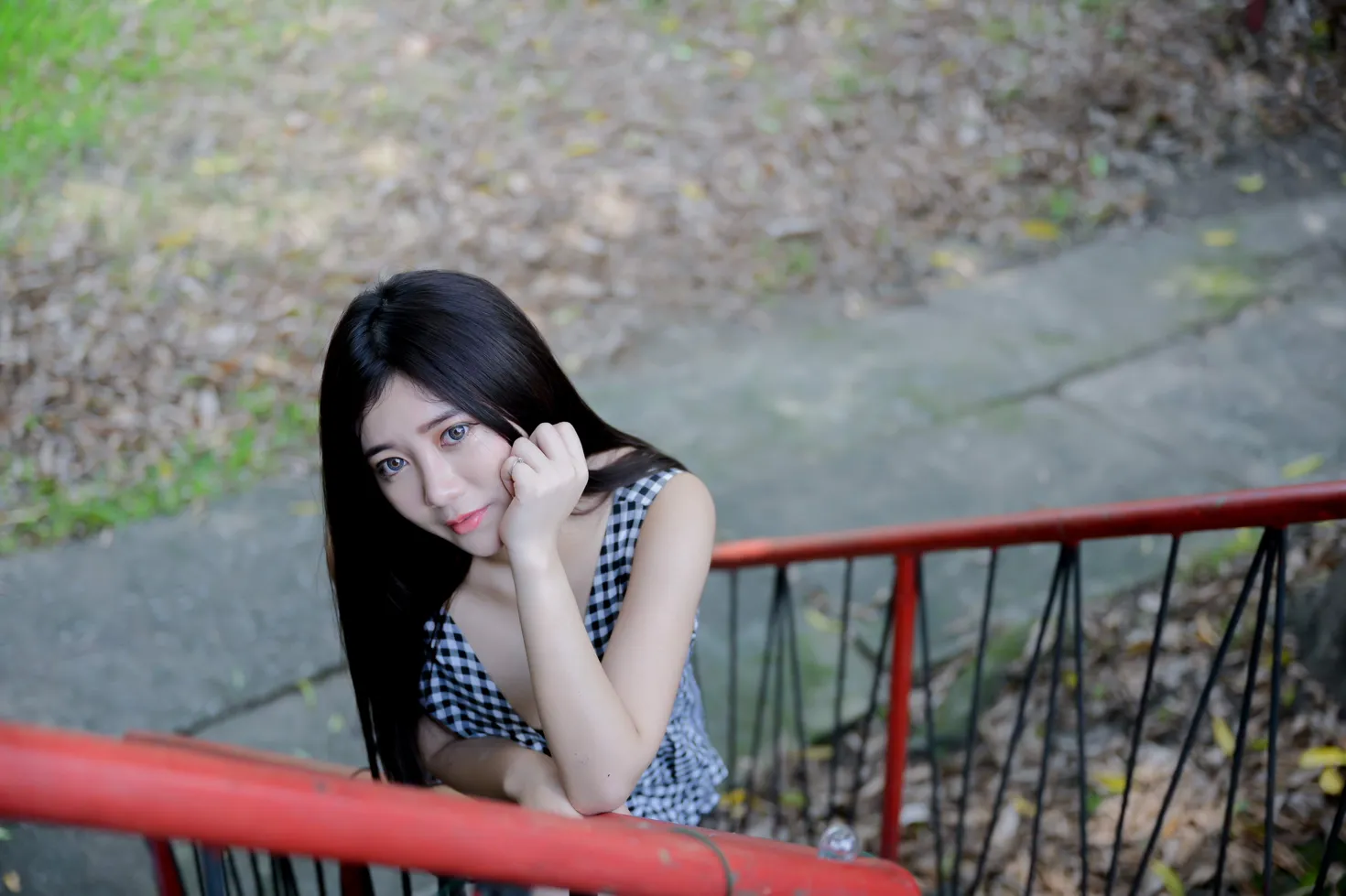 [爱美足] NO.214 乐乐 休闲布鞋美腿 街拍#[95P]-3