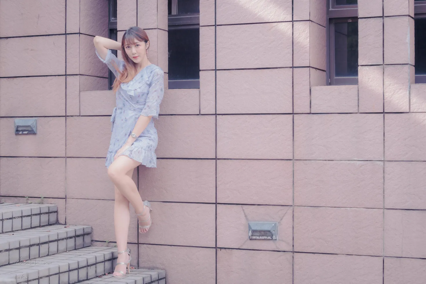 [爱美足] NO.197 彭璇 连衣短裙涼高美腿 街拍#[58P]-2