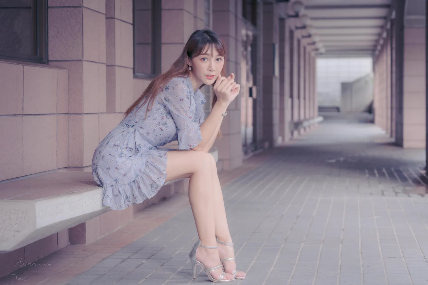 [爱美足] NO.197 彭璇 连衣短裙涼高美腿 街拍#[58P]-18