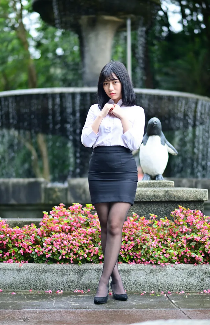 [爱美足] NO.147 塔塔酱 OL黑丝美腿 街拍#[53P]-5