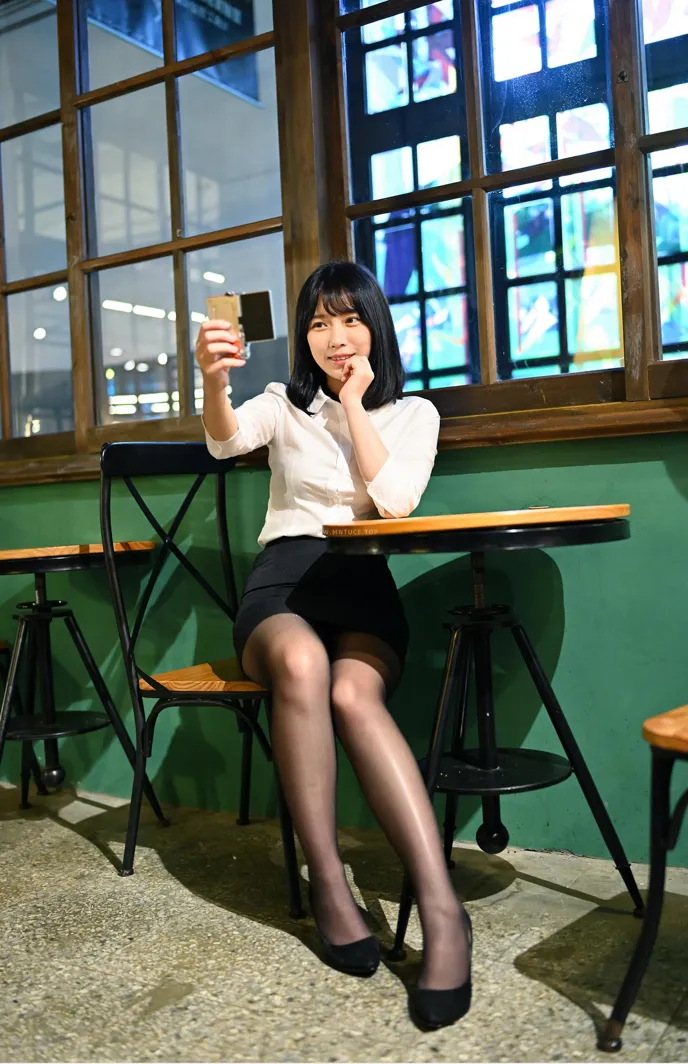 [爱美足] NO.147 塔塔酱 OL黑丝美腿 街拍#[53P]-14