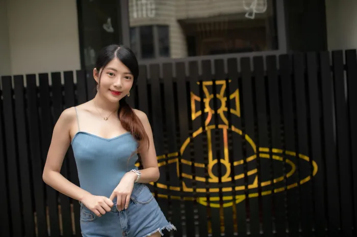 [爱美足] NO.090 湘芹 性感短裙 高跟美腿外拍 街拍#[64P]-5