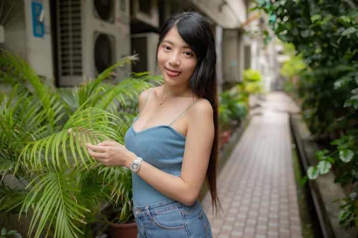 [爱美足] NO.090 湘芹 性感短裙 高跟美腿外拍 街拍#[64P]-4