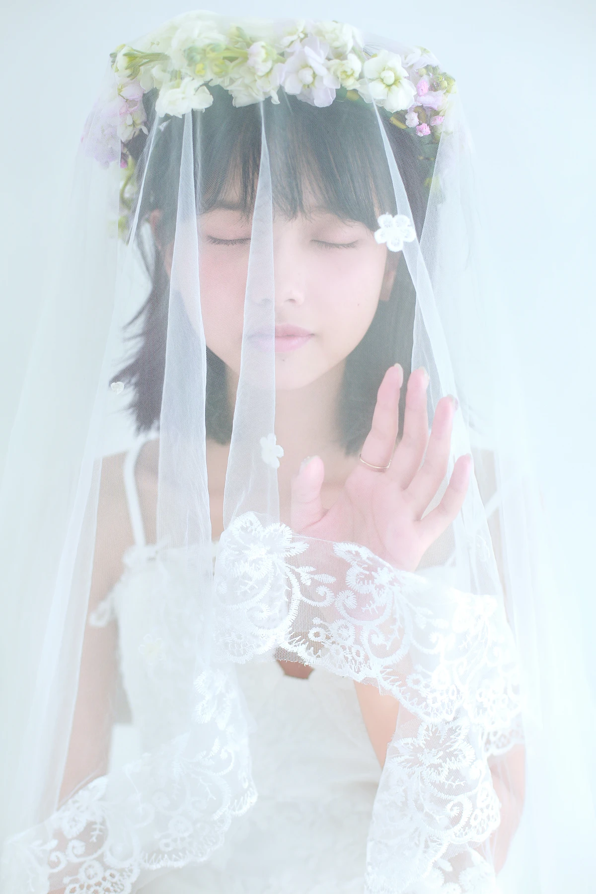 [艺图语] 2023.01.10 Vol.2880 – 花的嫁纱 猫梓子#[22P]-14
