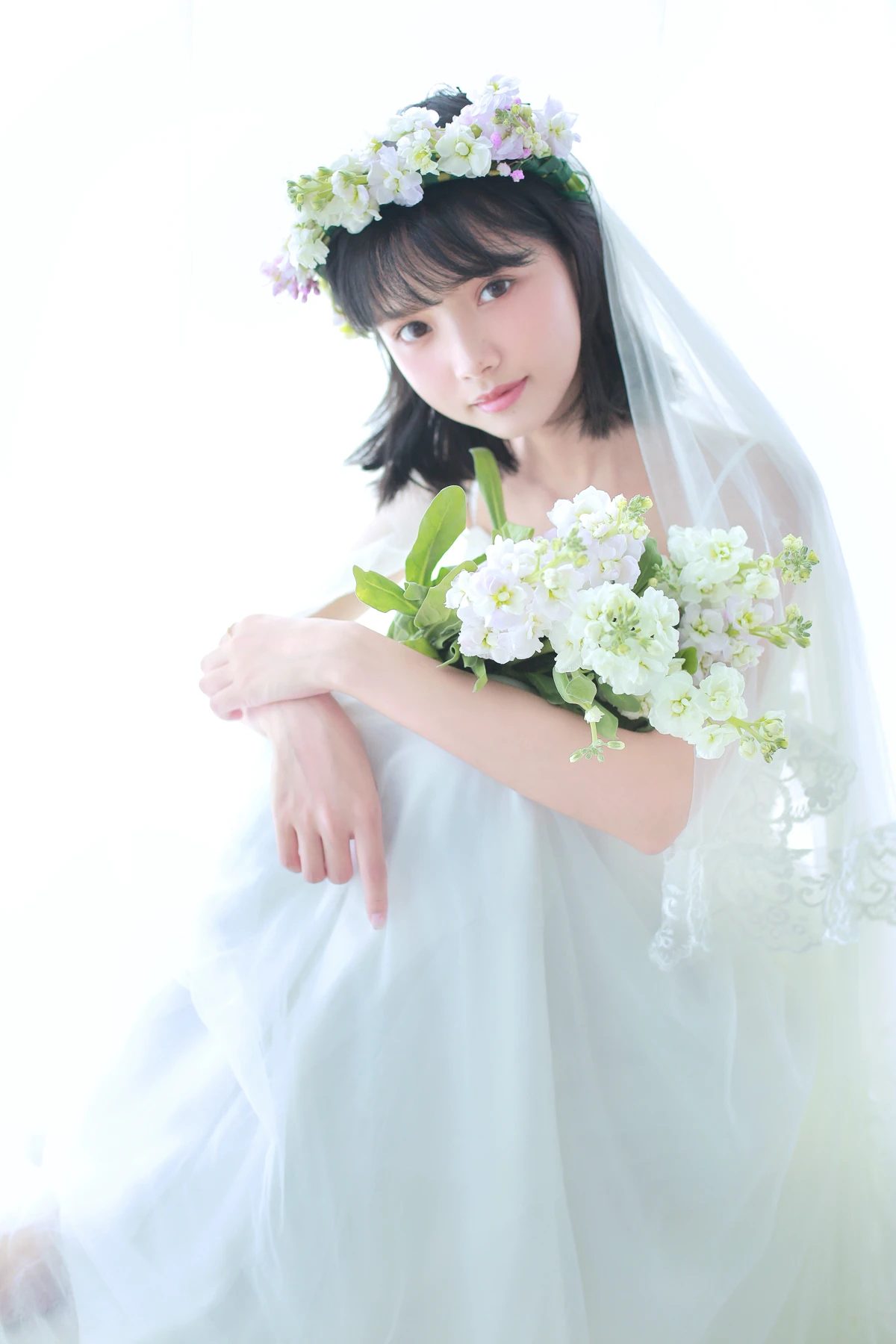 [艺图语] 2023.01.10 Vol.2880 – 花的嫁纱 猫梓子#[22P]-16