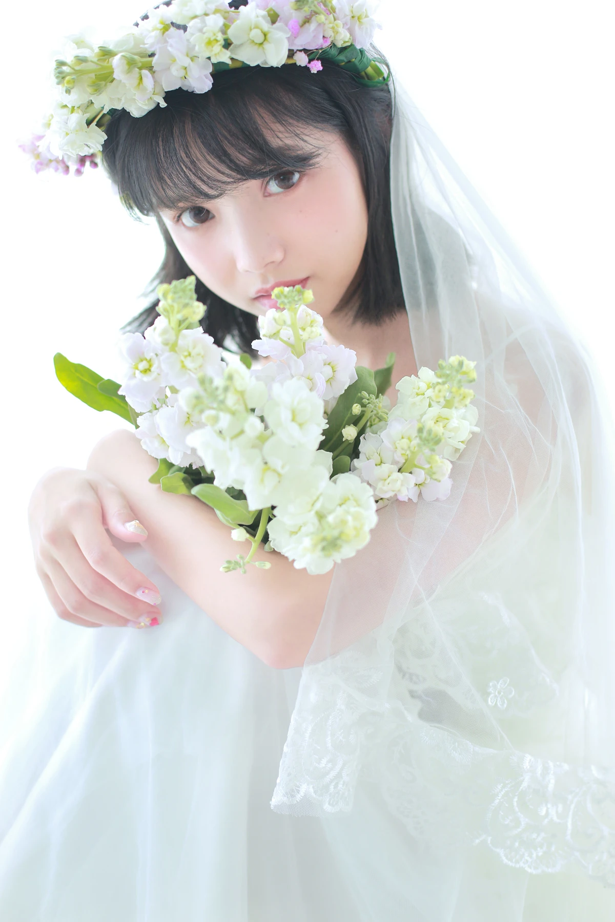 [艺图语] 2023.01.10 Vol.2880 – 花的嫁纱 猫梓子#[22P]-17
