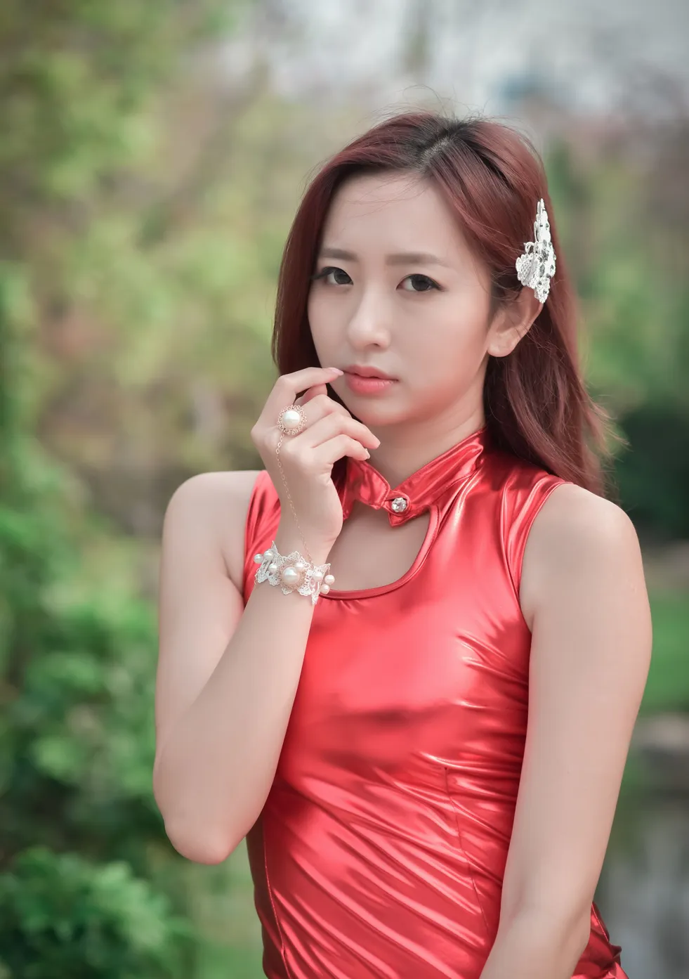 [爱美足] NO.172 名婷 高衩长裙高跟丝袜美腿 街拍#[103P]-4