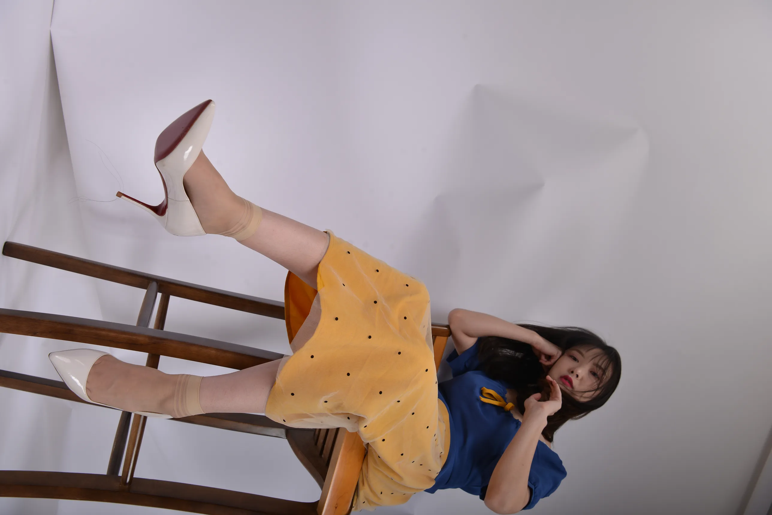 [爱美足] NO.118 短丝高跟纱裙 街拍#[97P]-7