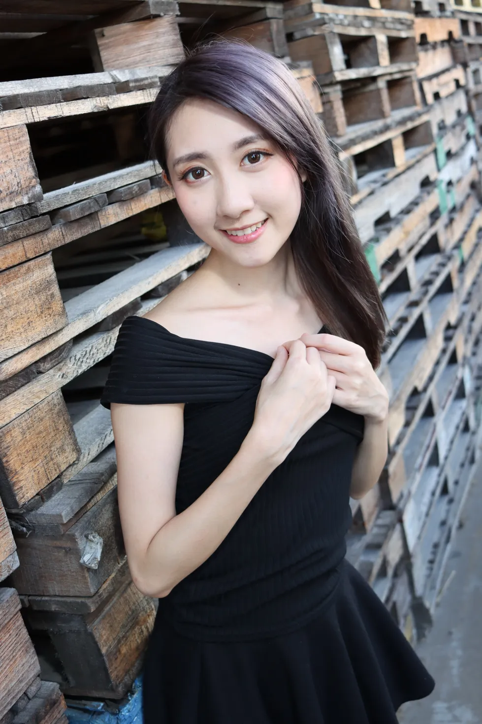[爱美足] NO.140 Elaine Chung 连衣裙丝袜凉高美腿 街拍#[73P]-11