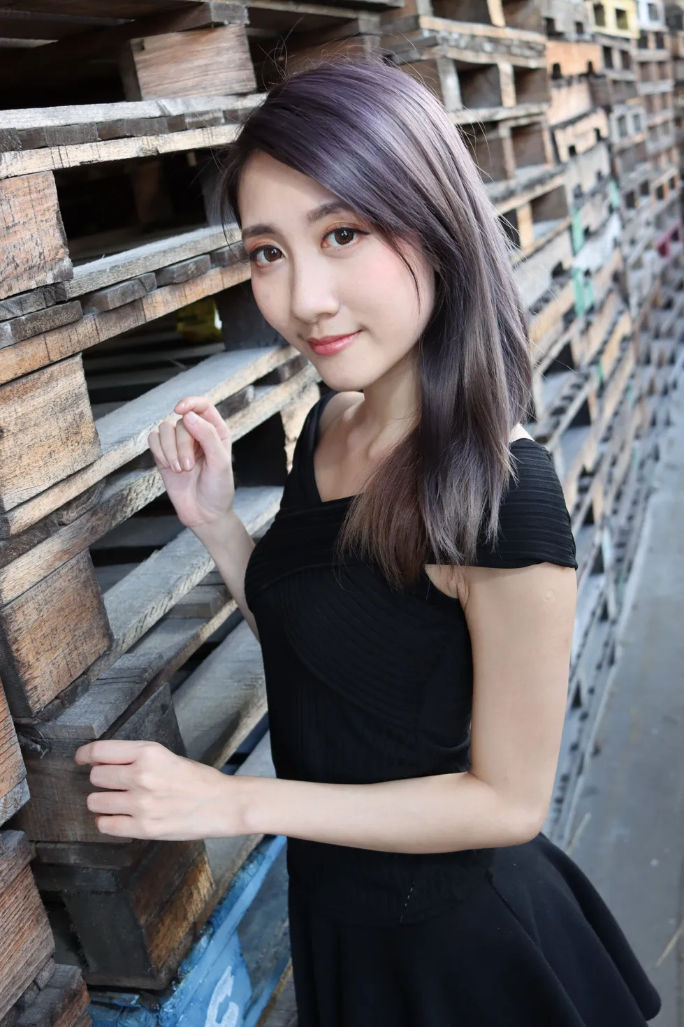 [爱美足] NO.140 Elaine Chung 连衣裙丝袜凉高美腿 街拍#[73P]-12