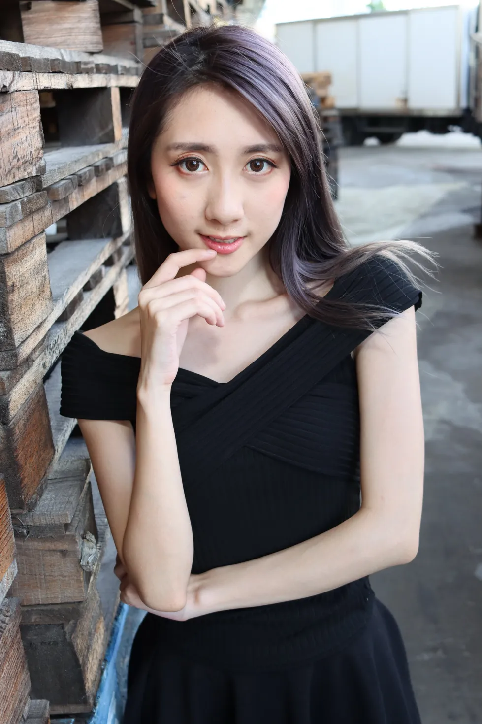 [爱美足] NO.140 Elaine Chung 连衣裙丝袜凉高美腿 街拍#[73P]-15