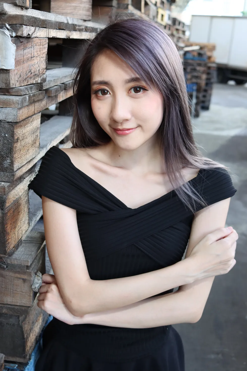 [爱美足] NO.140 Elaine Chung 连衣裙丝袜凉高美腿 街拍#[73P]-16