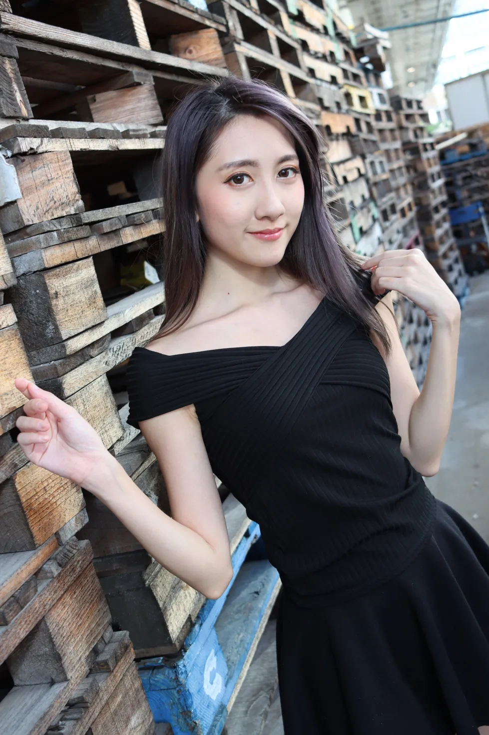 [爱美足] NO.140 Elaine Chung 连衣裙丝袜凉高美腿 街拍#[73P]-3