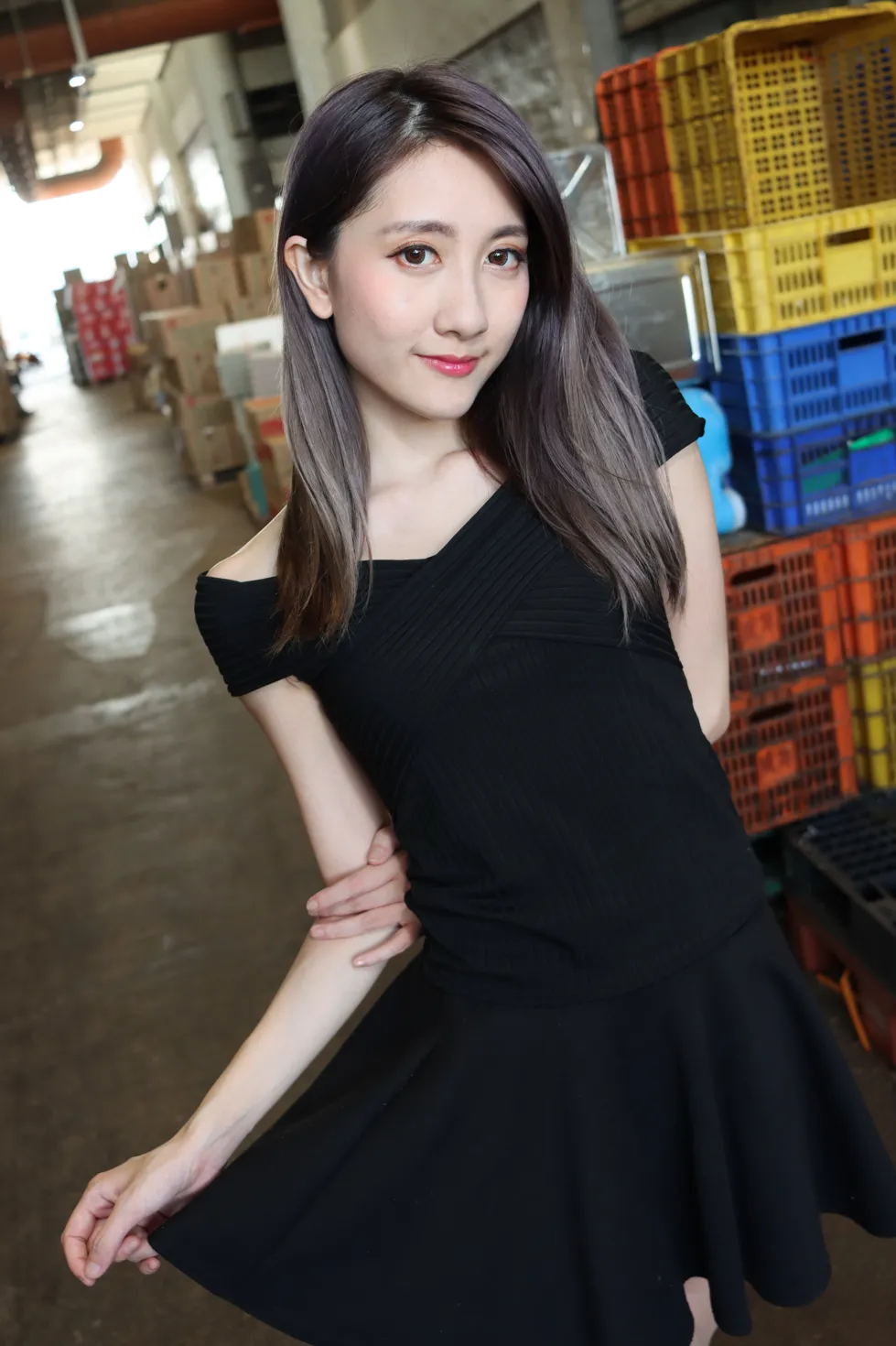 [爱美足] NO.140 Elaine Chung 连衣裙丝袜凉高美腿 街拍#[73P]-2