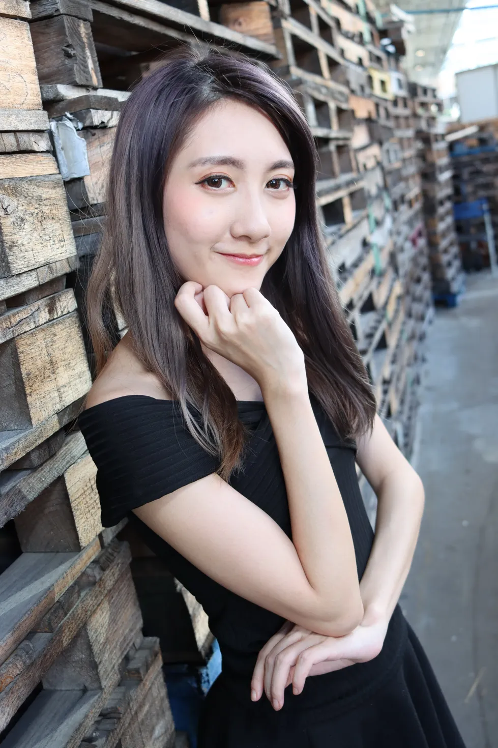 [爱美足] NO.140 Elaine Chung 连衣裙丝袜凉高美腿 街拍#[73P]-4