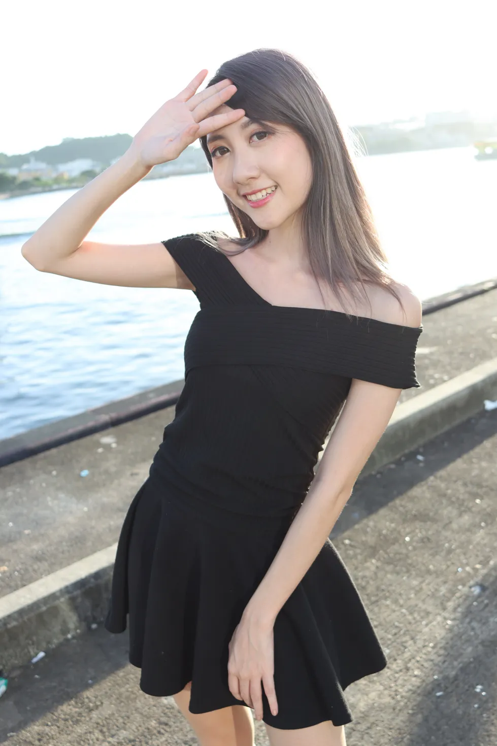 [爱美足] NO.140 Elaine Chung 连衣裙丝袜凉高美腿 街拍#[73P]-13