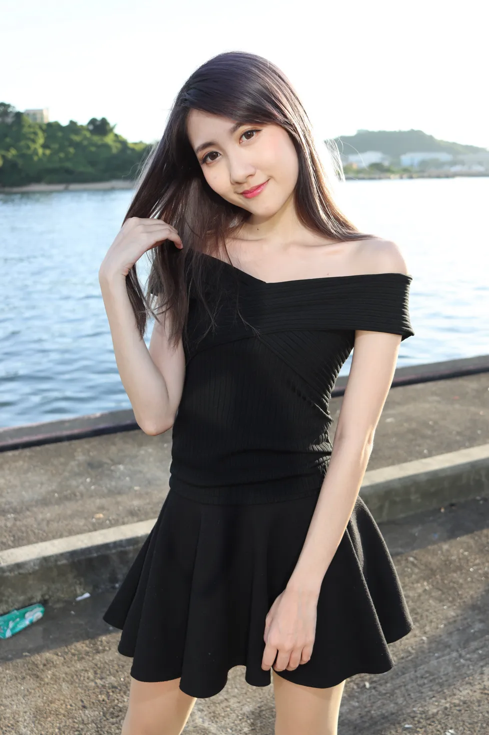 [爱美足] NO.140 Elaine Chung 连衣裙丝袜凉高美腿 街拍#[73P]-15