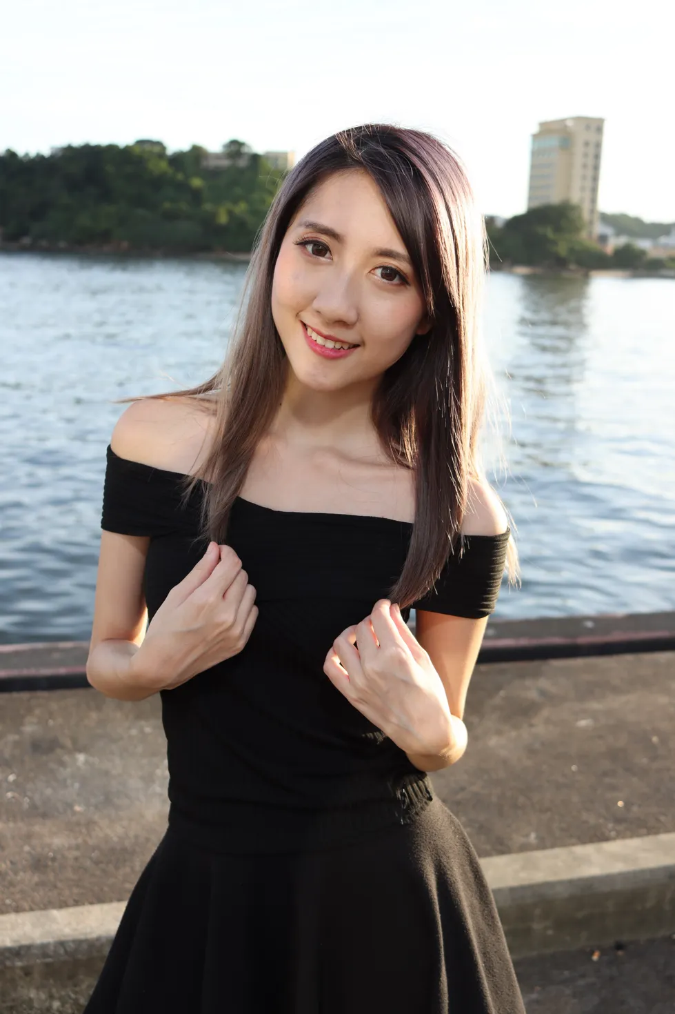 [爱美足] NO.140 Elaine Chung 连衣裙丝袜凉高美腿 街拍#[73P]-3