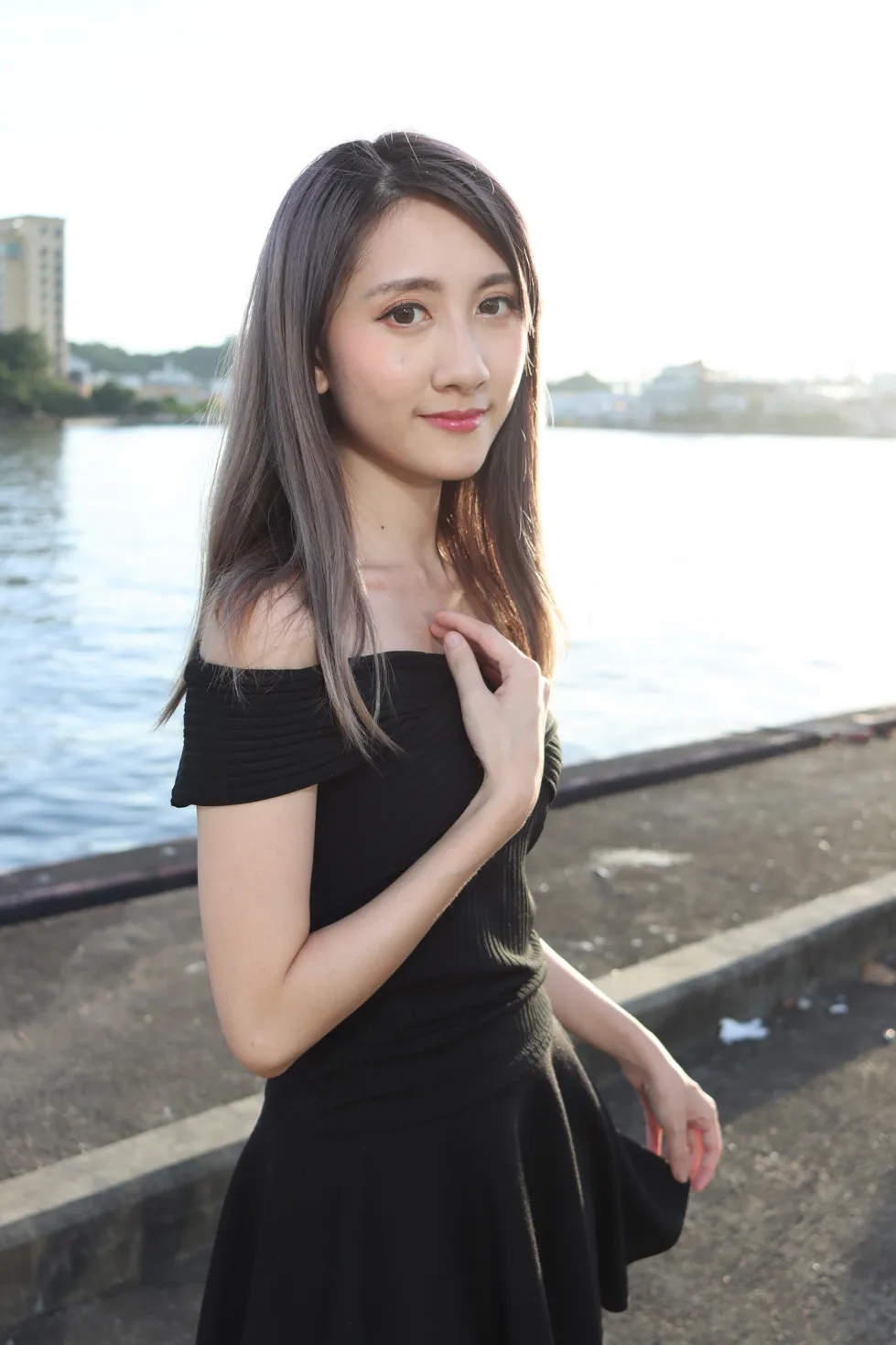 [爱美足] NO.140 Elaine Chung 连衣裙丝袜凉高美腿 街拍#[73P]-5