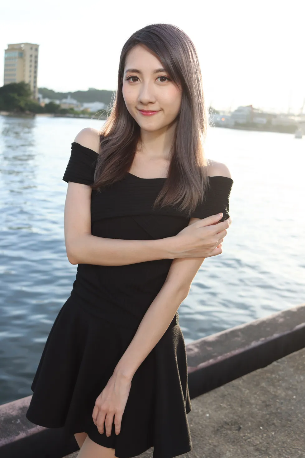 [爱美足] NO.140 Elaine Chung 连衣裙丝袜凉高美腿 街拍#[73P]-8