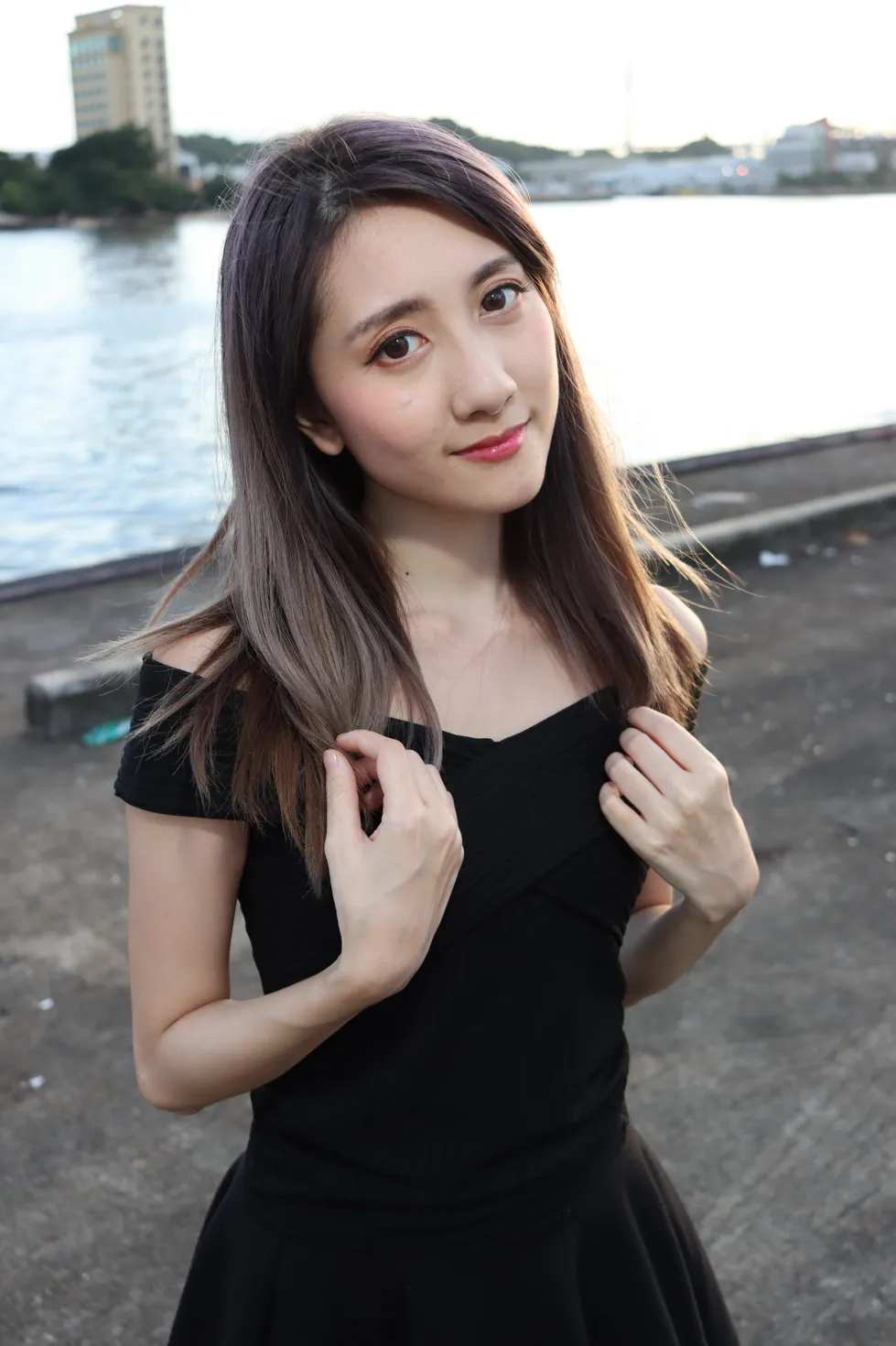 [爱美足] NO.140 Elaine Chung 连衣裙丝袜凉高美腿 街拍#[73P]-11