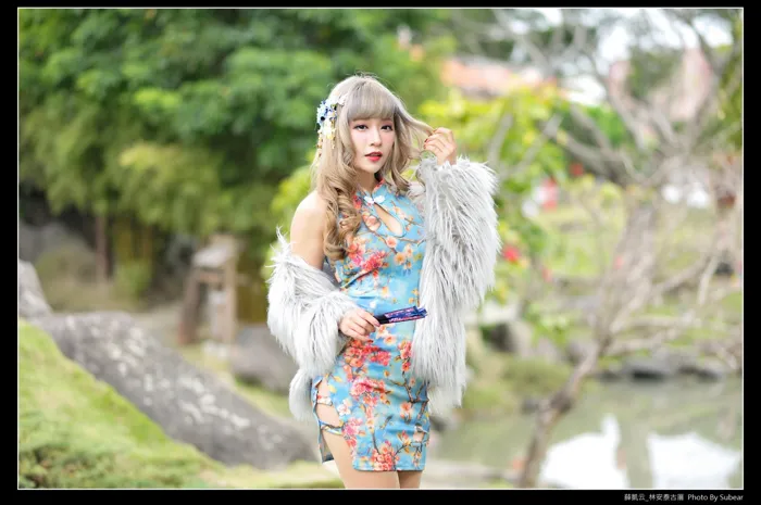 [爱美足] NO.069  薛凯云 林安泰古厝 高跟美腿外拍 街拍#[76P]-1
